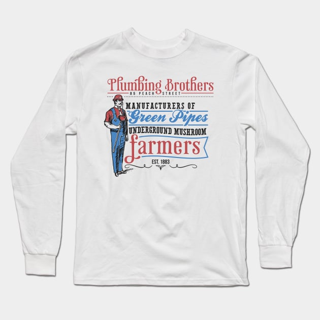 Plumbing Brothers Long Sleeve T-Shirt by Azafran